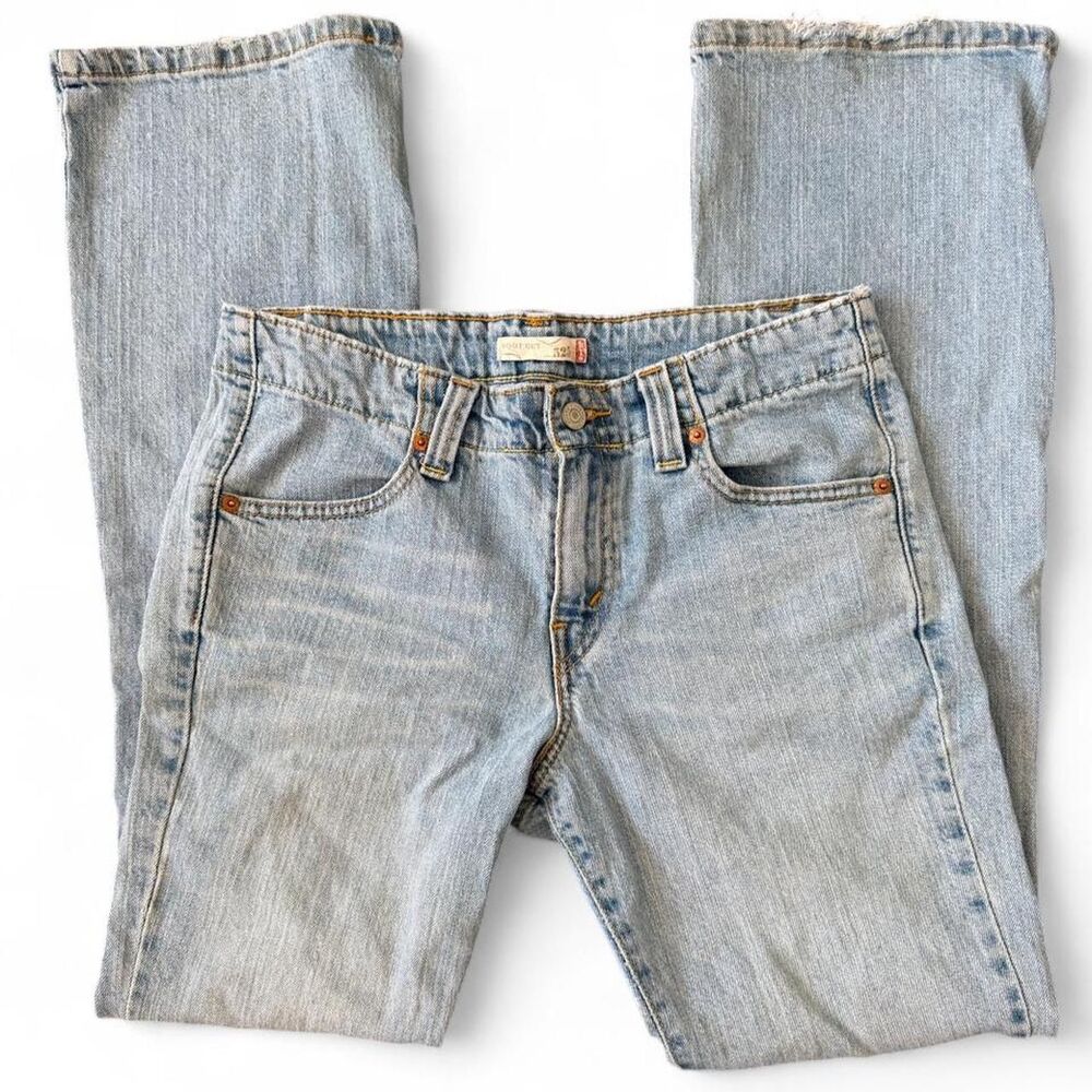 Vintage Y2K Levi's 515 Bootcut Jeans Light Wash Denim Size 8 M (Fits ~30" Waist)